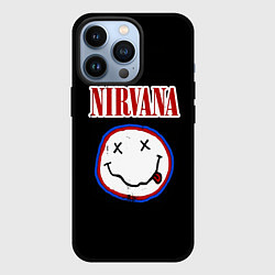 Чехол для iPhone 13 Pro Nirvana гранж, цвет: 3D-черный