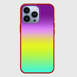 Чехол iPhone 13 Pro Multicolored Ombre gradient