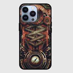 Чехол iPhone 13 Pro Mechanical device in Steampunk Retro style