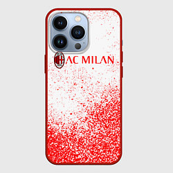 Чехол iPhone 13 Pro Ac milan красные брызги