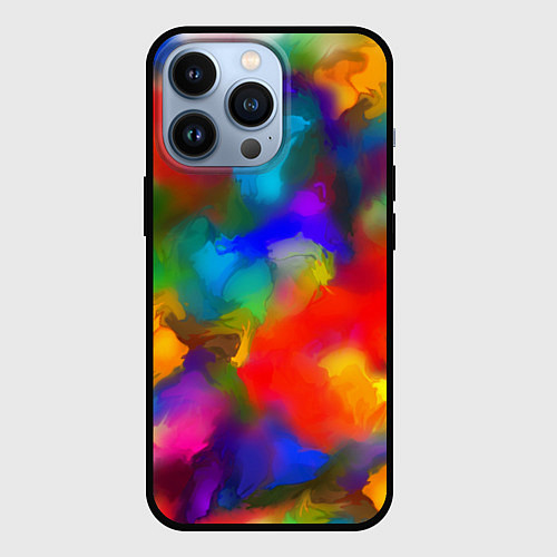 Чехол iPhone 13 Pro Палитра художника / 3D-Черный – фото 1