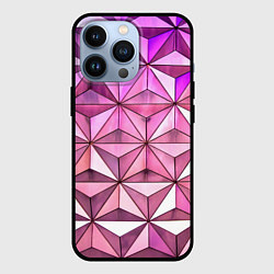 Чехол для iPhone 13 Pro Треугольная стена, цвет: 3D-черный