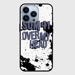 Чехол для iPhone 13 Pro Sum 41 Over My Head, цвет: 3D-черный