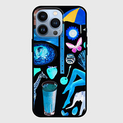 Чехол для iPhone 13 Pro Underground pattern Fashion 2099, цвет: 3D-черный