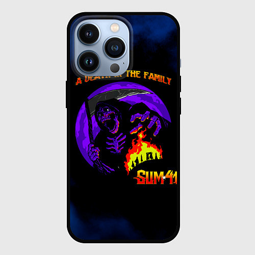 Чехол iPhone 13 Pro A Death In The Family - Sum 41 / 3D-Черный – фото 1