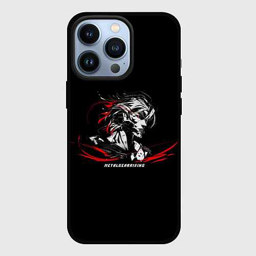 Чехол iPhone 13 Pro METAL GEAR RISING: REVENGEANCE / 3D-Черный – фото 1