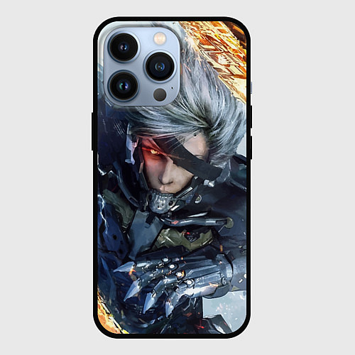 Чехол iPhone 13 Pro Metal Gear Rising: Revengeance / 3D-Черный – фото 1