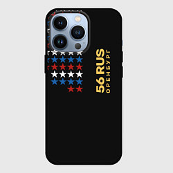 Чехол для iPhone 13 Pro Оренбург 56 RUS, цвет: 3D-черный