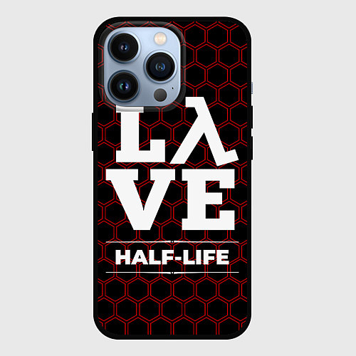 Чехол iPhone 13 Pro Half-Life Love Классика / 3D-Черный – фото 1