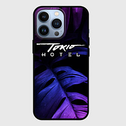 Чехол для iPhone 13 Pro Tokio Hotel Neon Monstera, цвет: 3D-черный