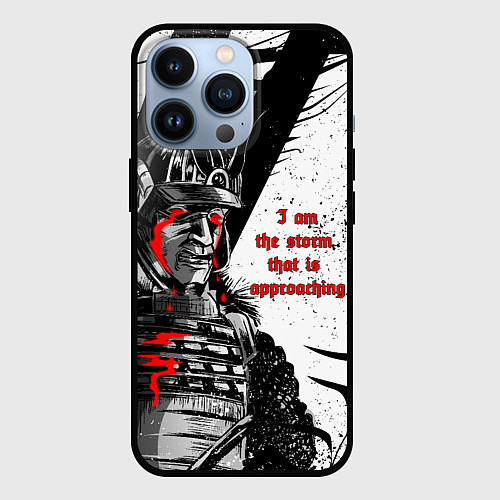 Чехол iPhone 13 Pro Samurai Casey Edwards - Bury the Light Vergils Bat / 3D-Черный – фото 1