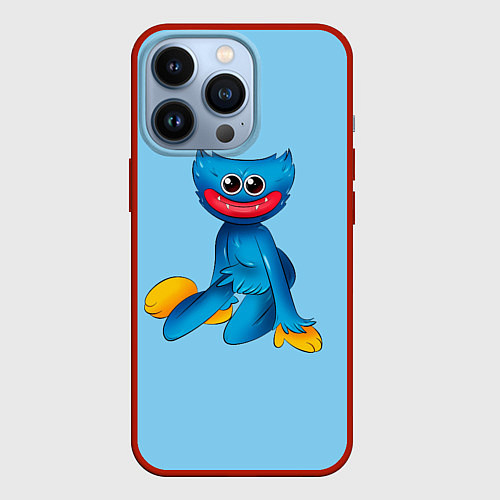 Чехол iPhone 13 Pro POPPY PLAYTIME HAGGY WAGGY ПОППИ ПЛЕЙТАЙМ ХАГГИ ВА / 3D-Красный – фото 1