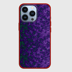 Чехол iPhone 13 Pro Marble texture purple green color