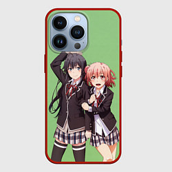 Чехол iPhone 13 Pro Юи и Юкино OreGairu