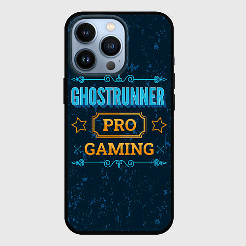 Чехол iPhone 13 Pro Игра Ghostrunner: PRO Gaming / 3D-Черный – фото 1
