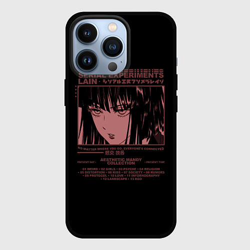 Чехол iPhone 13 Pro Sadness girl / 3D-Черный – фото 1