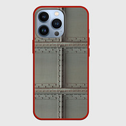 Чехол iPhone 13 Pro Стальные плиты с заклёпками