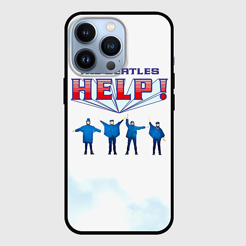 Чехол iPhone 13 Pro The Beatles Help! / 3D-Черный – фото 1