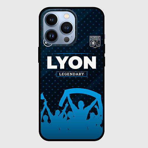 Чехол iPhone 13 Pro Lyon Legendary Форма фанатов / 3D-Черный – фото 1