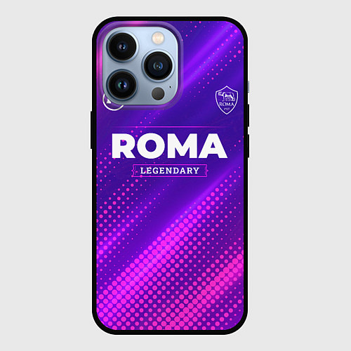 Чехол iPhone 13 Pro Roma Legendary Sport Grunge / 3D-Черный – фото 1