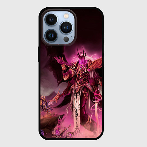 Чехол iPhone 13 Pro Демон-Примарх Фулгрим / 3D-Черный – фото 1