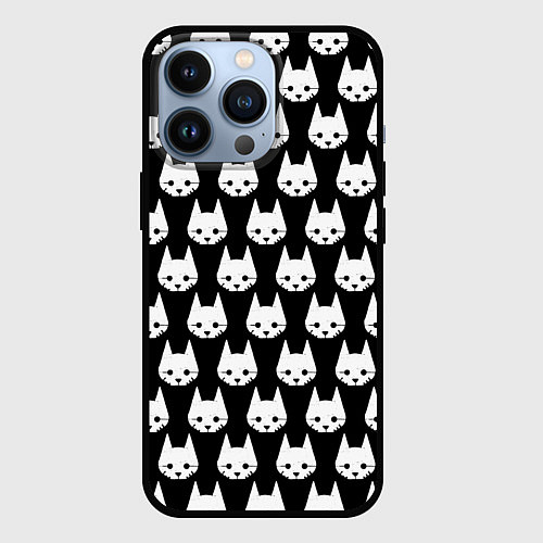 Чехол iPhone 13 Pro Stray Pattern / 3D-Черный – фото 1