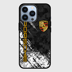 Чехол iPhone 13 Pro PORSCHE : КАМУФЛЯЖ И СЛЕД ПРОТЕКТОРА