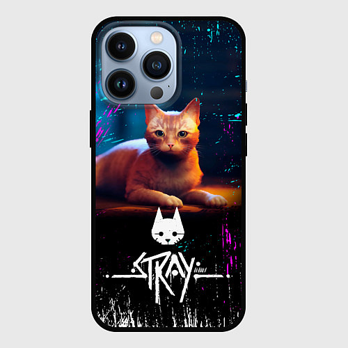 Чехол iPhone 13 Pro Stray Cat: Бродячий Кот / 3D-Черный – фото 1