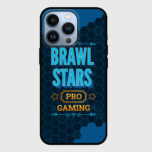 Чехол iPhone 13 Pro Игра Brawl Stars: PRO Gaming / 3D-Черный – фото 1