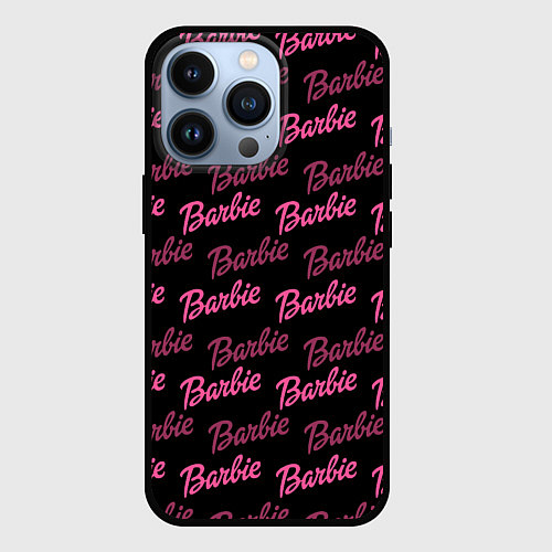 Чехол iPhone 13 Pro Barbie - Барби / 3D-Черный – фото 1