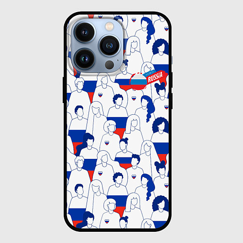 Чехол iPhone 13 Pro Русский народ / 3D-Черный – фото 1