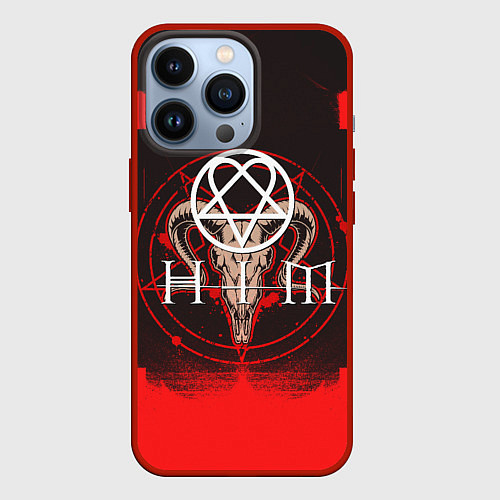 Чехол iPhone 13 Pro HIM star / 3D-Красный – фото 1