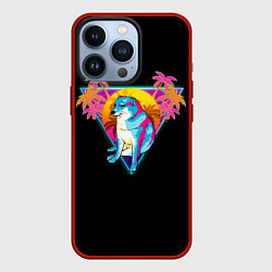 Чехол для iPhone 13 Pro Неоновый Малыш Чимс, цвет: 3D-красный