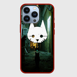 Чехол для iPhone 13 Pro Бродяга во дворе, цвет: 3D-красный