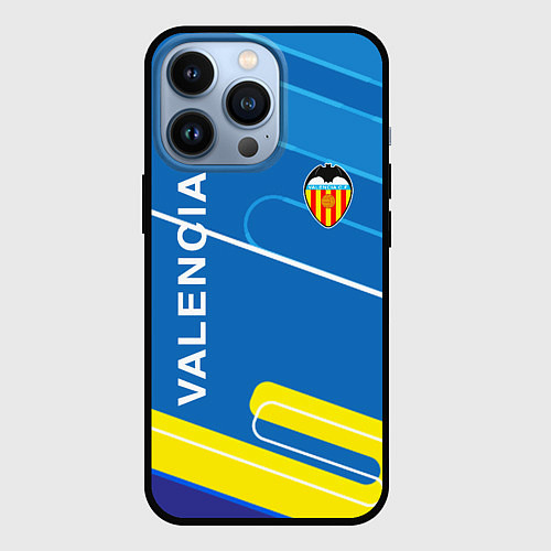 Чехол iPhone 13 Pro Valencia Абстракция / 3D-Черный – фото 1