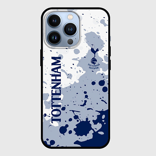 Чехол iPhone 13 Pro Tottenham hotspur Брызги красок / 3D-Черный – фото 1