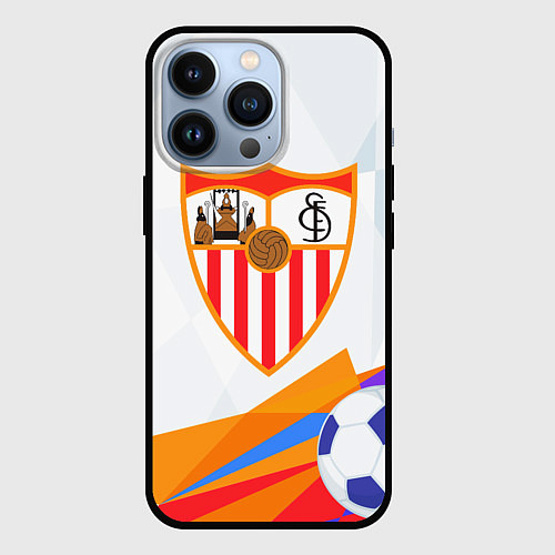 Чехол iPhone 13 Pro Sevilla Абстракция / 3D-Черный – фото 1