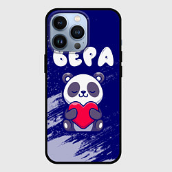 Чехол iPhone 13 Pro Вера панда с сердечком
