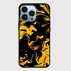 Чехол iPhone 13 Pro Огненная лава флюид