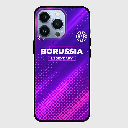 Чехол iPhone 13 Pro Borussia legendary sport grunge / 3D-Черный – фото 1