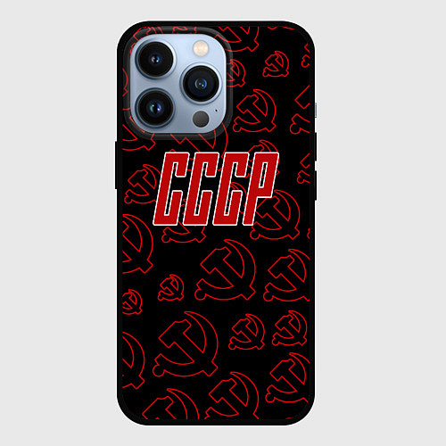 Чехол iPhone 13 Pro Atomic USSR / 3D-Черный – фото 1