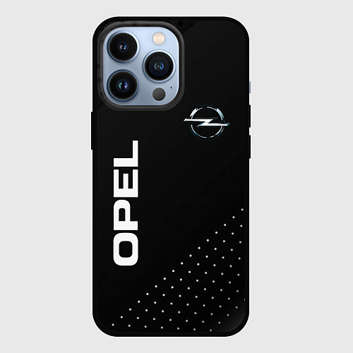 Чехол iPhone 13 Pro Opel Карбон / 3D-Черный – фото 1