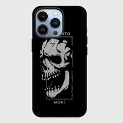 Чехол iPhone 13 Pro MOMENTO MORI - SKULL