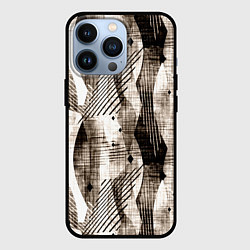 Чехол iPhone 13 Pro Абстрактный гранжевый коричнево-бежевый