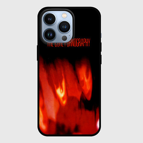 Чехол iPhone 13 Pro Pornography - The Cure / 3D-Черный – фото 1