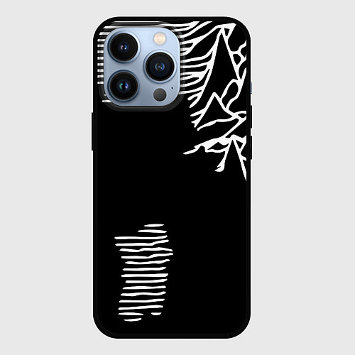 Чехол iPhone 13 Pro Joy Division - неровность горы / 3D-Черный – фото 1