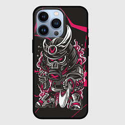 Чехол для iPhone 13 Pro Скелетон-воин в противогазе, цвет: 3D-черный