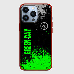 Чехол для iPhone 13 Pro Green day - hits, цвет: 3D-красный