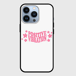 Чехол для iPhone 13 Pro Positive vibration, цвет: 3D-черный