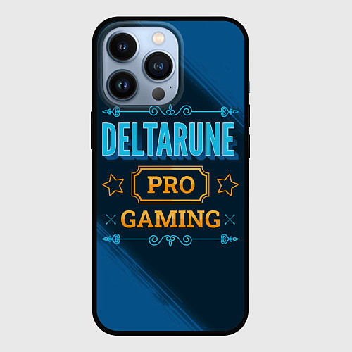 Чехол iPhone 13 Pro Игра Deltarune: pro gaming / 3D-Черный – фото 1